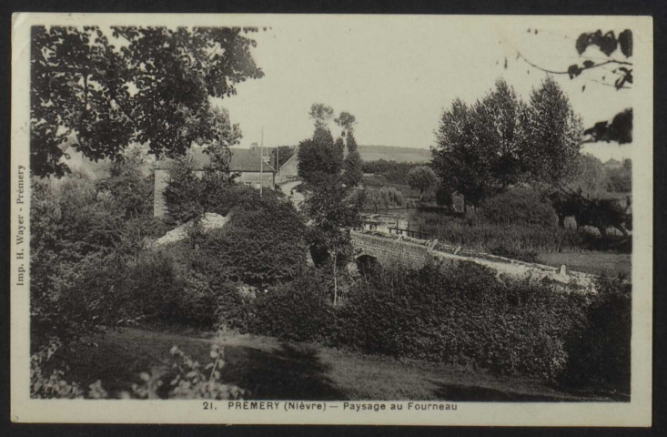 PREMERY (Nièvre) – Paysage au Fourneau