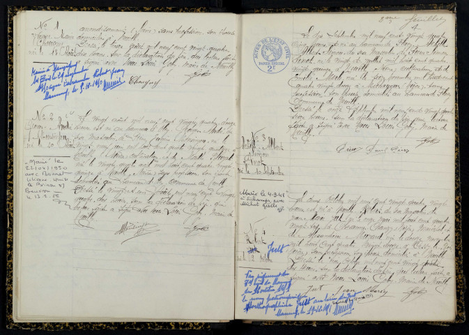 Neuilly : actes d'état civil.