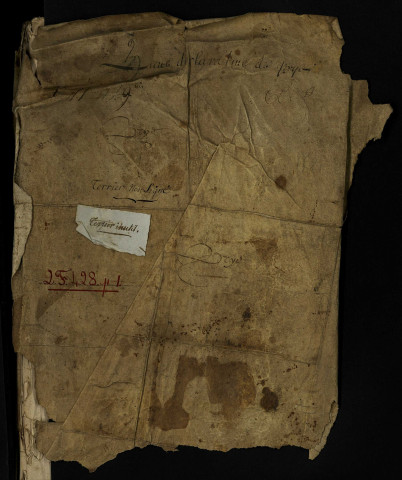 Terrier de Prye, non signé.