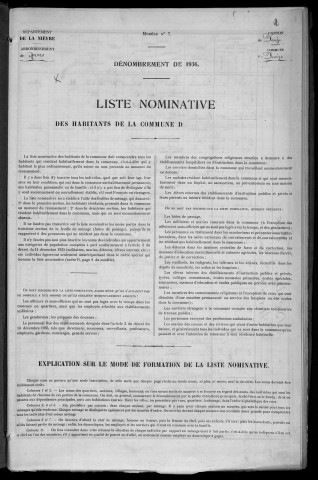 Decize : recensement de 1936