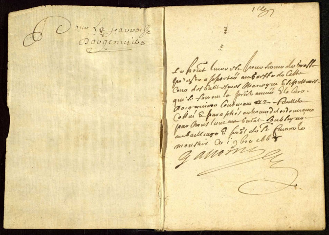 Saint-Amand-en-Puisaye : registres paroissiaux.