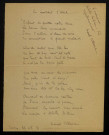 VILLARRE (Marcel) : 1 lettre, manuscrit.
