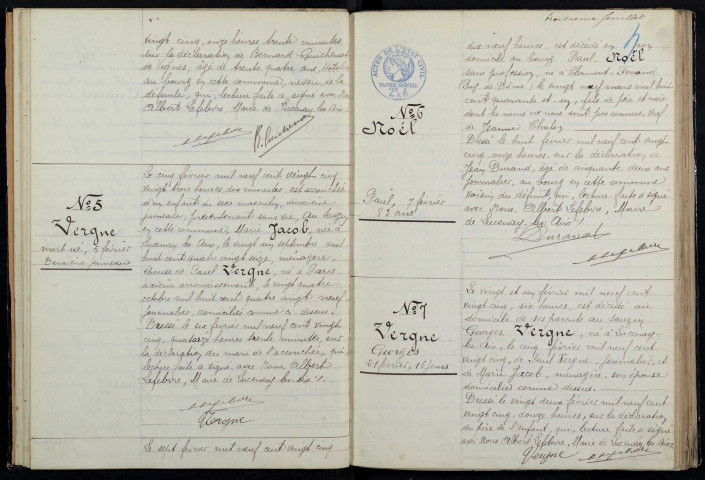 Lucenay-lès-Aix : actes d'état civil (décès).