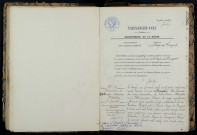 Saint-Léger-de-Fougeret : actes d'état civil.