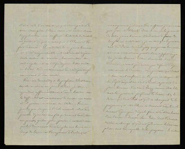 MICHAUD, à Nevers : 1 lettre.