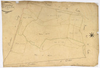 Arzembouy, cadastre ancien : plan parcellaire de la section C dite du Bourg, feuille 4