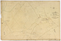 Aunay-en-Bazois, cadastre ancien : plan parcellaire de la section G dite de Marigny, feuille 2