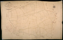 Saint-Amand-en-Puisaye, cadastre ancien : plan parcellaire de la section F dite d'Argenou, feuille 1