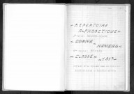Bureaux de Nevers et Nevers-Cosne, classe 1917 : répertoire