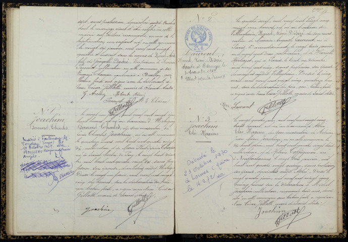 Saint-André-en-Morvan : actes d'état civil.