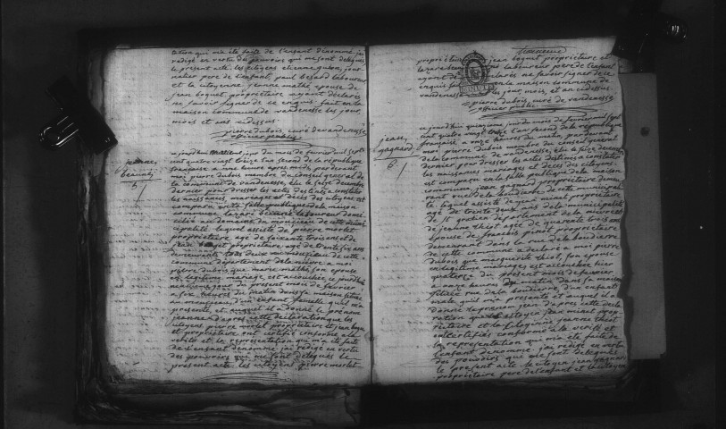 Vandenesse : actes d'état civil.