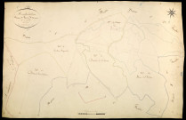 Montreuillon, cadastre ancien : plan parcellaire de la section C dite de Saint-Maurice, feuille 3