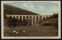 MONTREUILLON – (Nièvre). - Le Pont-Aqueduc pris au téléobjectif