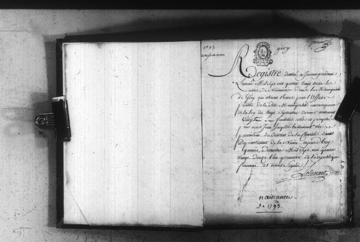 Giry : actes d'état civil.