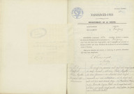 Teigny : actes d'état civil.