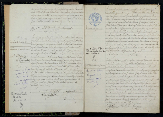 Pouilly-sur-Loire : actes d'état civil.