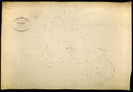 Oulon, cadastre ancien : tableau d'assemblage