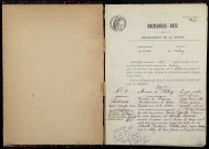 Nolay : actes d'état civil.