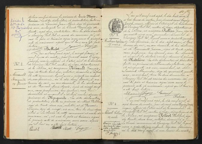 Savigny-Poil-Fol : actes d'état civil.