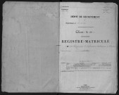 Recrutement par régiments, classe 1861 : fiches matricules n° 2 à 1096