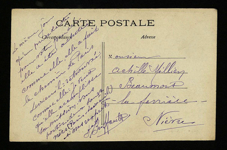 BRIFFAULT (Pierre) : 23 lettres, 2 cartes postales illustrées.