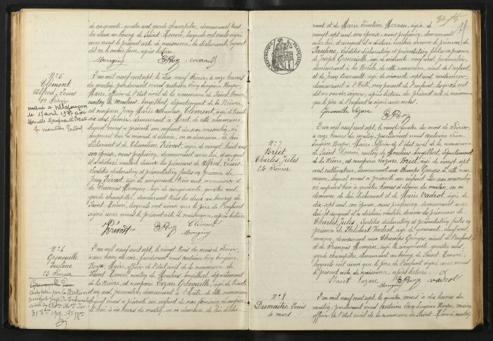 Saint-Honoré-les-Bains : actes d'état civil.