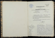 Isenay : actes d'état civil.