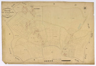 Bazoches, cadastre ancien : plan parcellaire de la section A dite de Bazoches, feuille 2