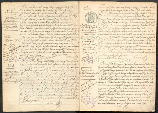 Giry : actes d'état civil.