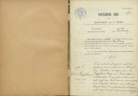 Tintury : actes d'état civil.