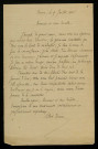 MARON (Albert), critique au Journal de la Nièvre (1848-1908) : 3 lettres.