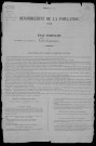 Vandenesse : recensement de 1876