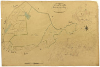 Crux-la-Ville, cadastre ancien : plan parcellaire de la section B dite de Forcy, feuille 3