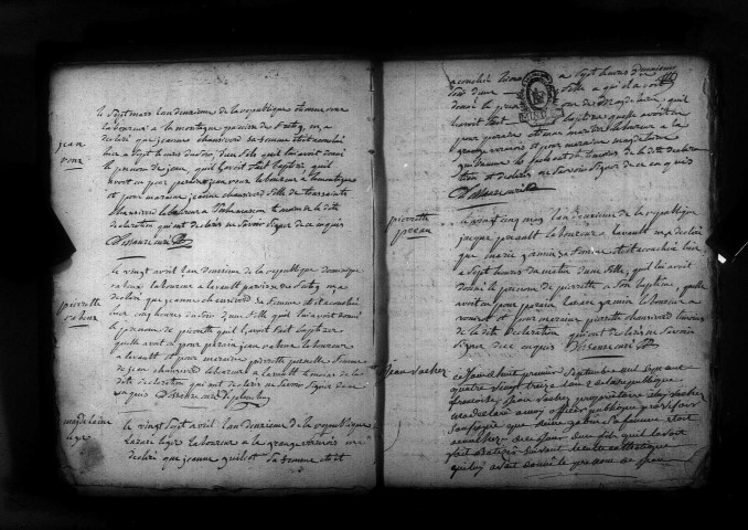 Lavault-de-Frétoy : actes d'état civil.