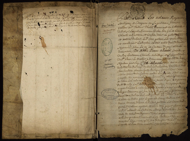 Tenures roturières à Decize et ses environs : terrier.