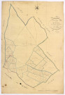 La Celle-sur-Nièvre, cadastre ancien : plan parcellaire de la section B dite de Mauvrain, feuille 2