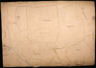 Saint-Martin-sur-Nohain, cadastre ancien : plan parcellaire de la section A dite de Villiers, feuille 1