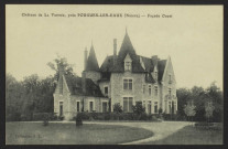 Château de La Vernée, près POUGUES-LES-EAUX (Nièvre) – Façade Ouest