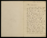 JEANNIOT (Pierre Georges), peintre (1848-1934) : 1 lettre.