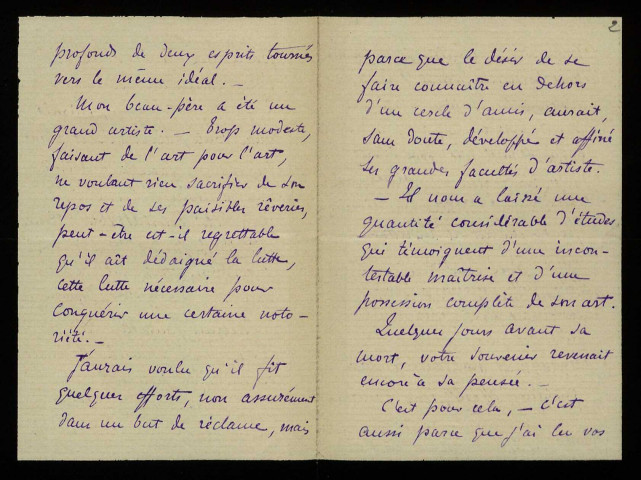 CHAUBART (Henri), magistrat et compositeur, à Toulouse : 14 lettres, manuscrits.