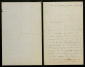 JALADON DE LA BARRE (Léopold), à Moulins (Allier) et Chantenay-Saint-Imbert (Nièvre) (né en 1822) : 12 lettres.
