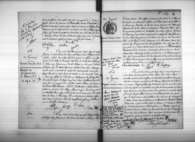 Tannay : actes d'état civil.