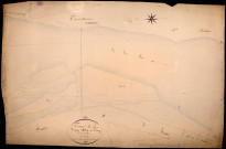 Tracy-sur-Loire, cadastre ancien : plan parcellaire de la section E dite de Tracy, feuille 7