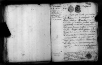 Saint-Péreuse : actes d'état civil.