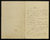 GUIGNARD (Gaston), peintre (1848-1922) : 4 lettres.