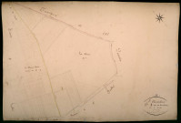 Saint-Andelain, cadastre ancien : plan parcellaire de la section A dite des Bois Chatin, feuille 4