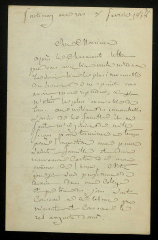 JANMOT (Jean-Louis), peintre à Bagneux (Hauts-de-Seine) (1814-1892) : 15 lettres.