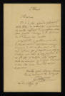 DESPIERRE (Gérasime), érudit à Alençon (1830-1891) : 1 lettre.