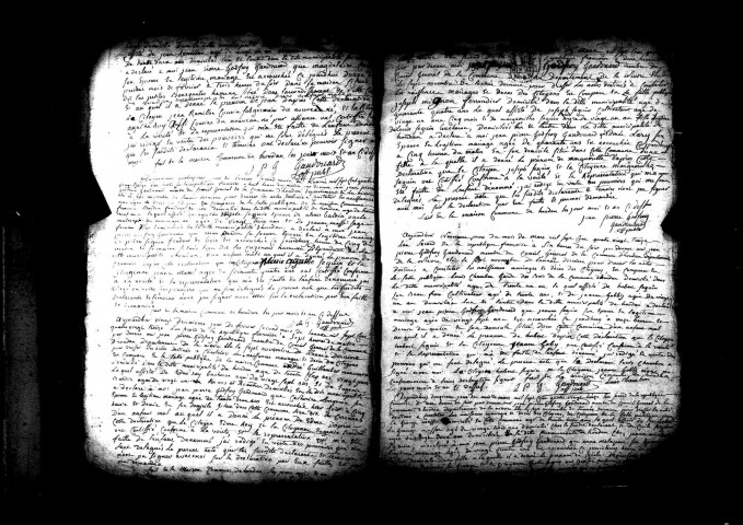 Oudan : actes d'état civil.