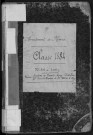Bureau de Nevers, classe 1884 : fiches matricules n° 501 à 1000